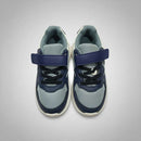 Navy Material  Block Chunky Sneakers Nawao.com