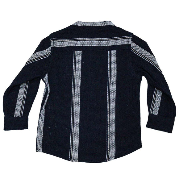 NAVY MATTY STRIPED LS SHIRTS NAVY 3 6 MONTHS Nawao.com
