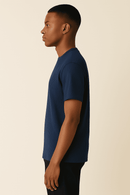 Navy Men T Shirt Navy Small Nawao.com