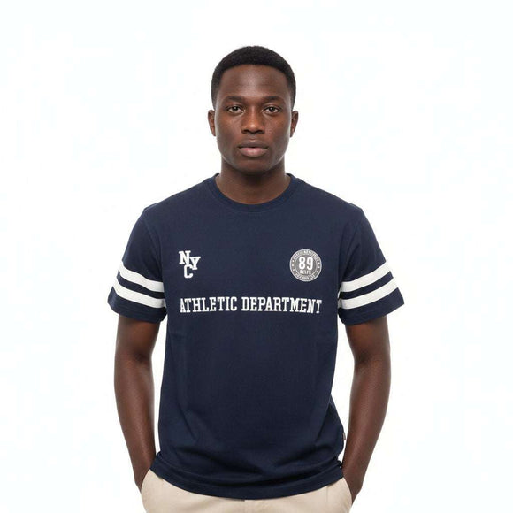 Navy Mens Tshirt Navy Small Nawao.com