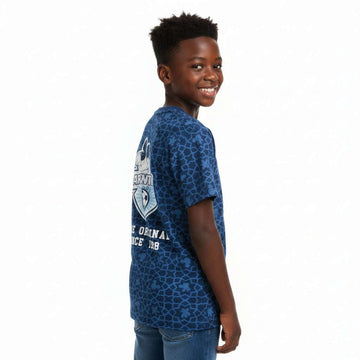 Navy Mickey Aop S S T Shirt Navy Nawao.com