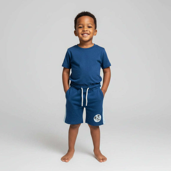 Navy Mickey Shorts Navy Nawao.com