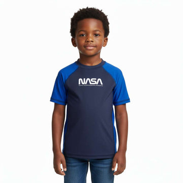 Navy Nasa  Rash Guard T Shirt Navy Nawao.com