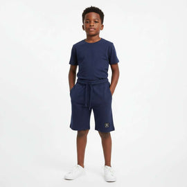 Navy Ottoman Active Shorts Navy Nawao.com