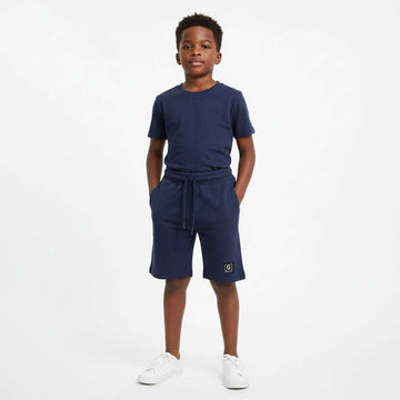Navy Ottoman Active Shorts Navy Nawao.com