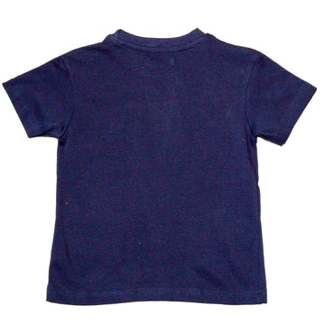 Navy Oversized Flap Pocket T Shirt Nawao.com