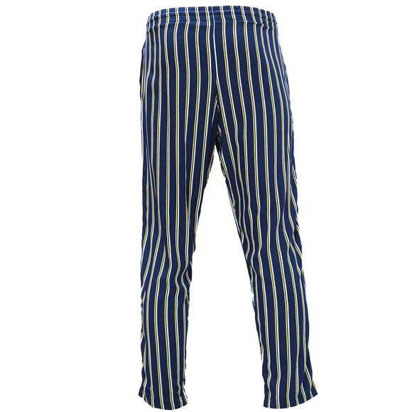 Navy Printed Stripes Pyjama Bottom Navy Nawao.com
