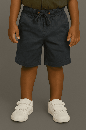 Navy Pullon Shorts Nawao.com