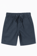 Navy Pullon Shorts Nawao.com