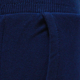 NAVY RIBBED PRINT JOGGER Nawao.com