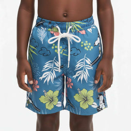 Navy Snoopy Aop Swim Shorts Navy Nawao.com