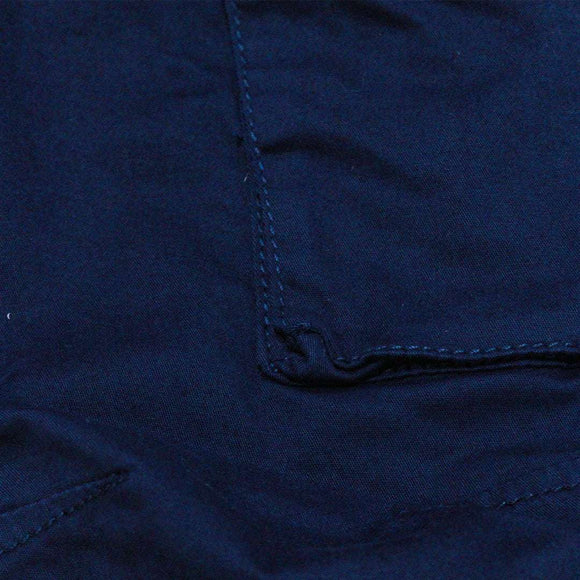 Navy Soft Fabric Cargo Pocket Jogger Nawao.com