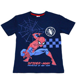 Navy Spiderman Tee Nawao.com