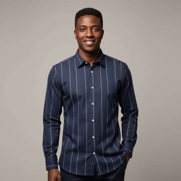 Navy Stand Up Pack Shirt Navy Nawao.com