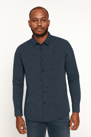 Navy Stand Up Pack Shirt Nawao.com