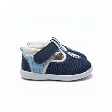 Navy Strap Sneaker Navy Nawao.com