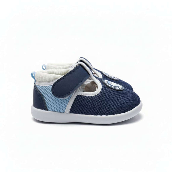 Navy Strap Sneaker Navy Nawao.com