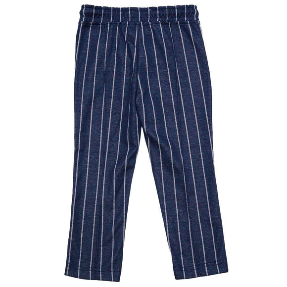 Navy Stripe Pullon Trouser Nawao.com