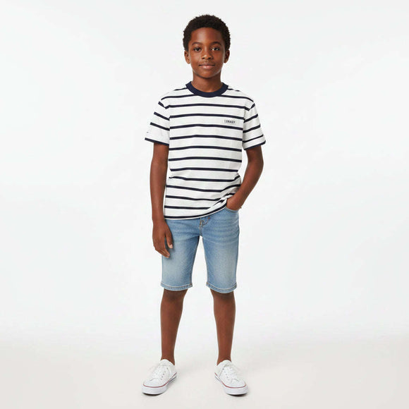 Navy Stripe T Shirt Navy Nawao.com