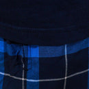 Navy T Shirt And Check Pyjama Set Navy Nawao.com