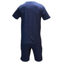 Navy T Shirt And Pyjama Shorts Set Navy Nawao.com