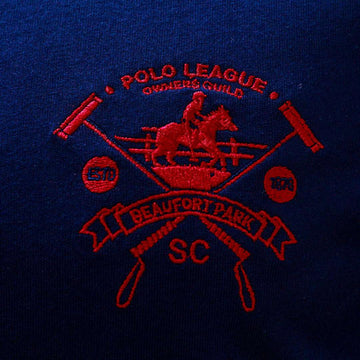 Navy T Shirt With Y D Rib And Chest Logo Navy Nawao.com
