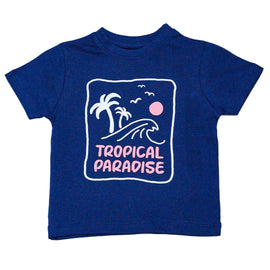 NAVY TROPICAL TSHIRT NAVY 6 12 MONTHS Nawao.com
