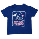 NAVY TROPICAL TSHIRT NAVY Nawao.com