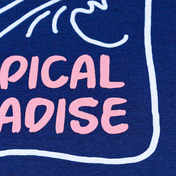 NAVY TROPICAL TSHIRT NAVY Nawao.com