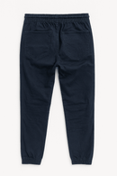 Navy Twill Jogger Navy Nawao.com