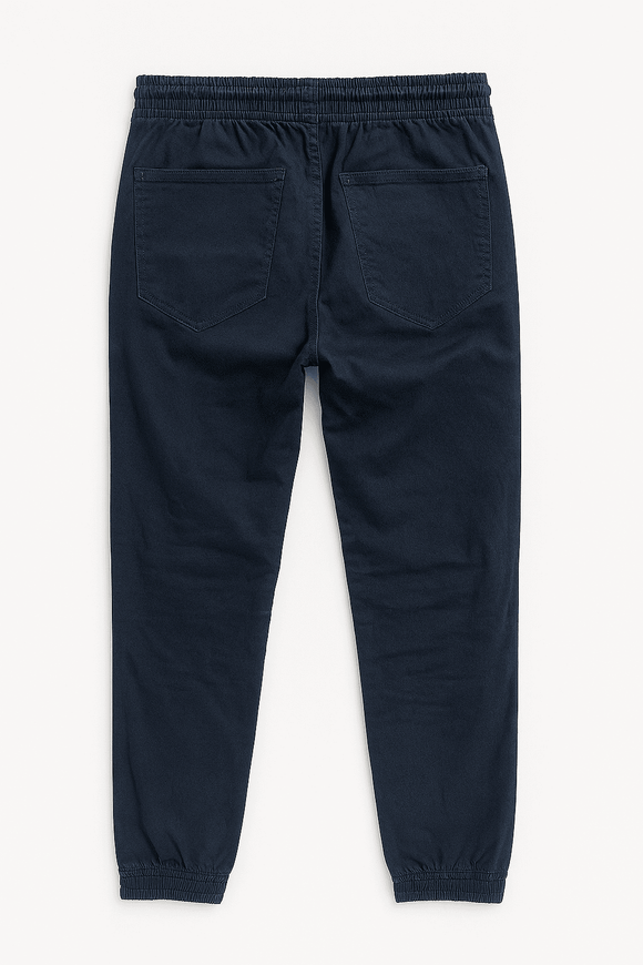 Navy Twill Jogger Navy Nawao.com