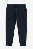 Navy Twill Jogger Navy Nawao.com