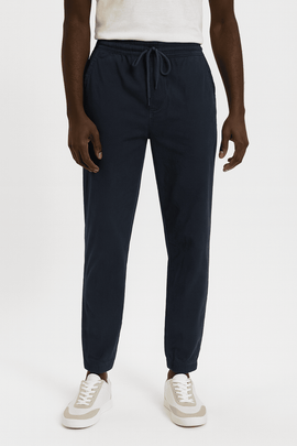Navy Twill Jogger Nawao.com