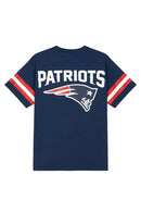 New England Patriots Lounge Tee Blue Small Nawao.com