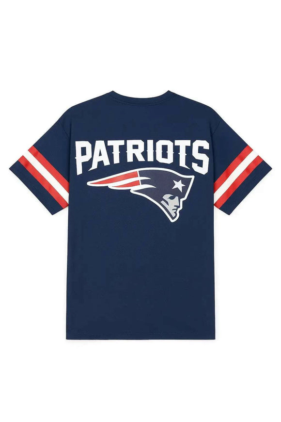 New England Patriots Lounge Tee Blue Small Nawao.com