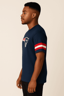 New England Patriots Lounge Tee Blue Small Nawao.com