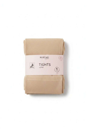 Nude Jacquard Tights Beige s S Nawao.com