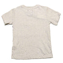 Oatmeal Foil Print Short Sleeve T Shirt Nawao.com