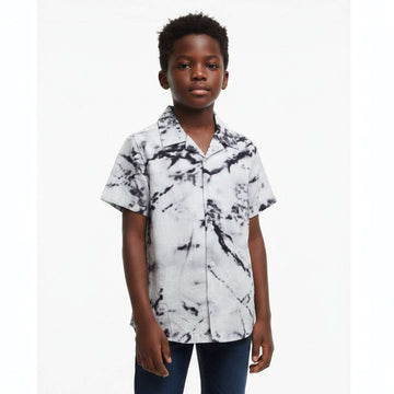 Off White Aop Resort Shirt  White Nawao.com