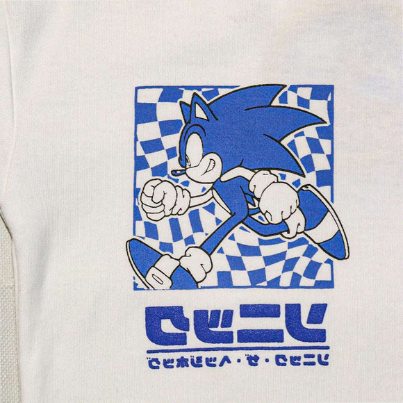 Off White Oversize Sonic T Nawao.com
