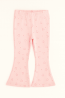 Oink Aaop Rib Leggings Pale Pink Nawao.com