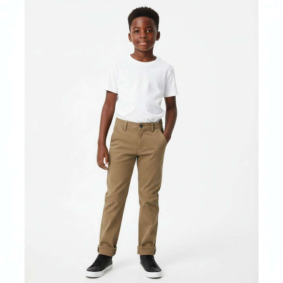 Olive 5 Pocket Table Trouser Green Nawao.com