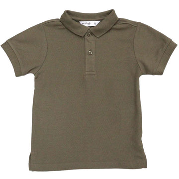 Olive Basic Polo Shirt Dark Nawao.com