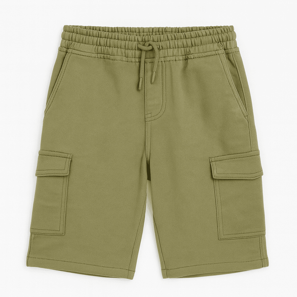 Olive Cargo Shorts Nawao.com