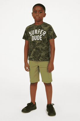 Olive Cargo Shorts Nawao.com