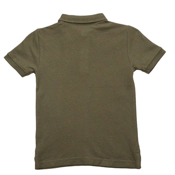 Olive Chest Logo Polo Dark Nawao.com