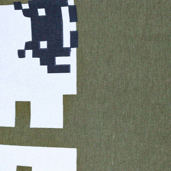 Olive Gamer Printed Short Sleeve T Shirt Dark Green 5 6 Years Nawao.com