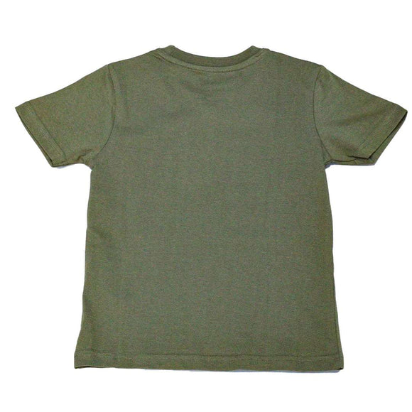 Olive Gamer Printed Short Sleeve T Shirt Dark Green 5 6 Years Nawao.com
