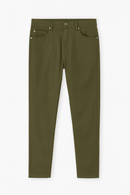 Olive Green 5 Pocket Slim Fit Trouser Nawao.com