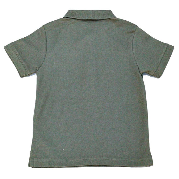 Olive Green  Basic Polo Shirt Nawao.com